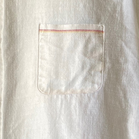 Marine Layer Off-White Casual Button Down Shirt - Picture 6 of 11